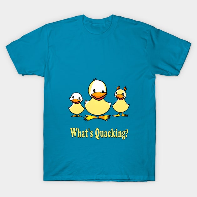 Cute, Funny Ducks Kawaii Ducklings T-Shirt by 1FunLife